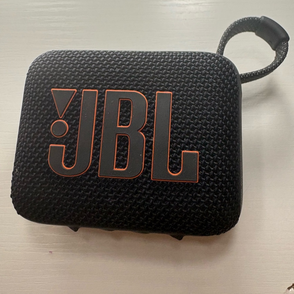 JBL Black and Orange Portable Speaker (not original price, dm me for more)